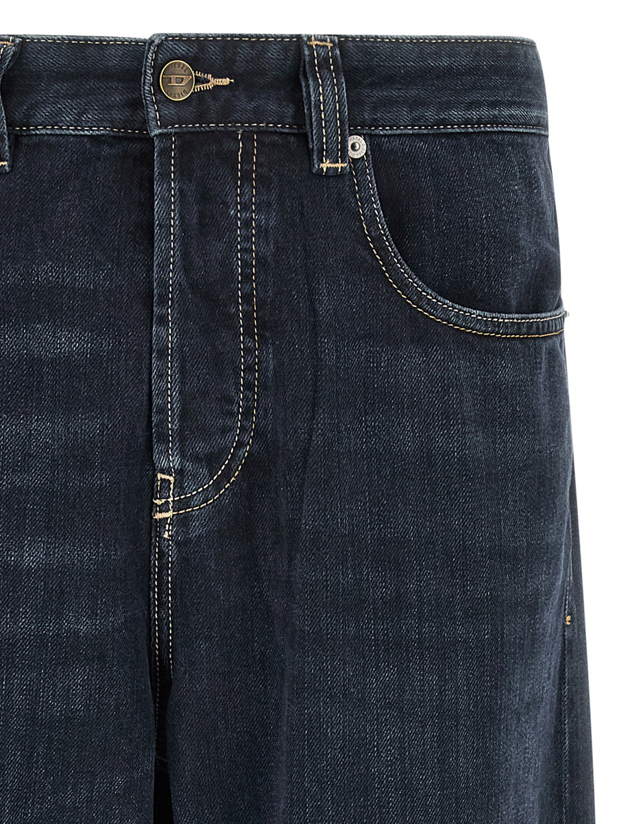 Diesel 2001 D Macro Jeans Relaxed Fit Blue 100 Percent Cotton
