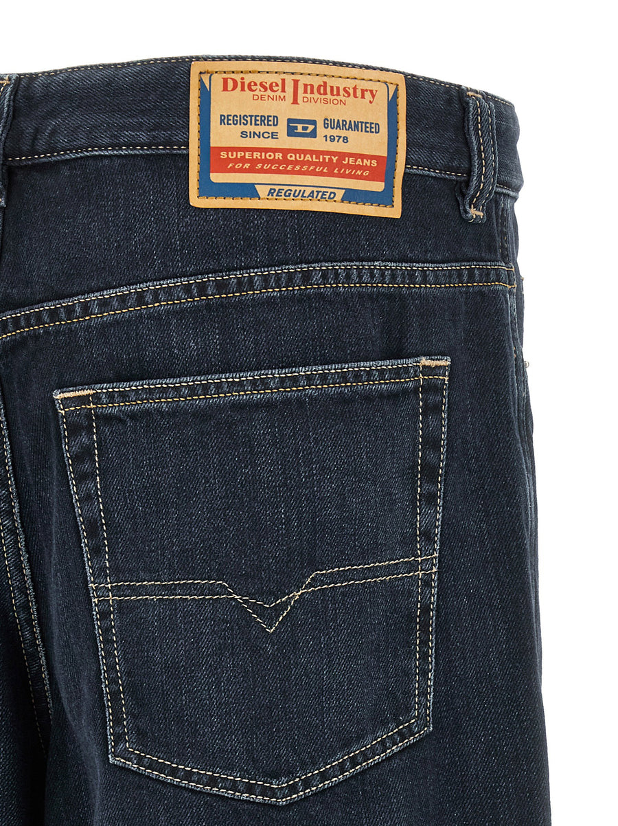 Diesel 2001 D Macro Jeans Relaxed Fit Blue 100 Percent Cotton