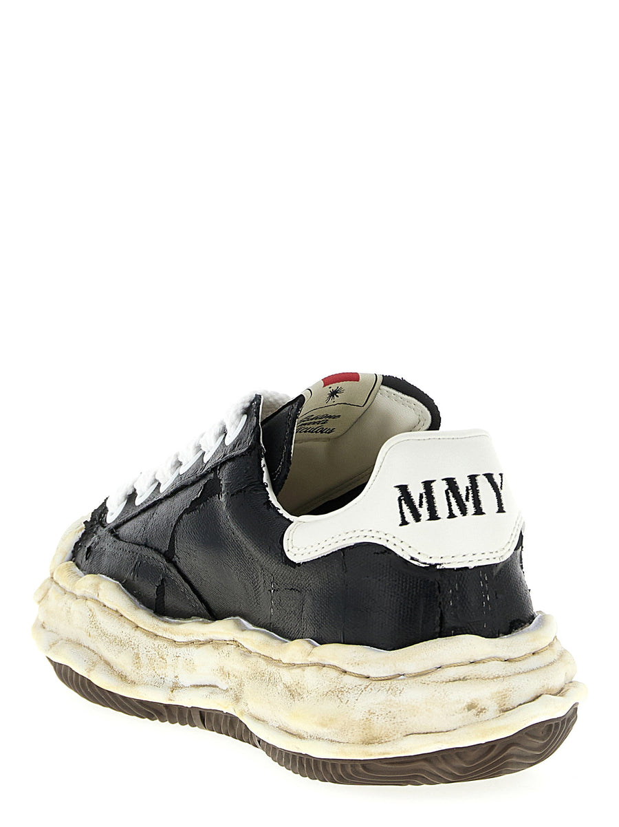 Maison Mihara Yasuhiro Blakey Sneakers For Men Premium 100 Cotton Canvas With Used Film Finish