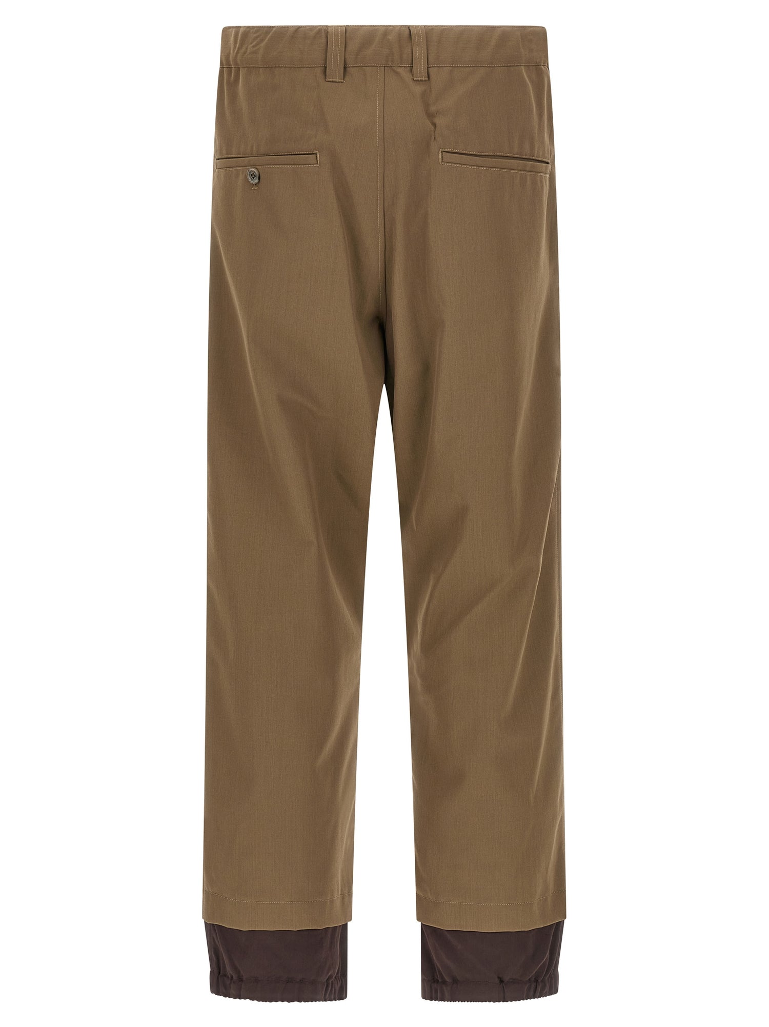 Maison Mihara Yasuhiro Mix Layered Wool Gabardine Pants