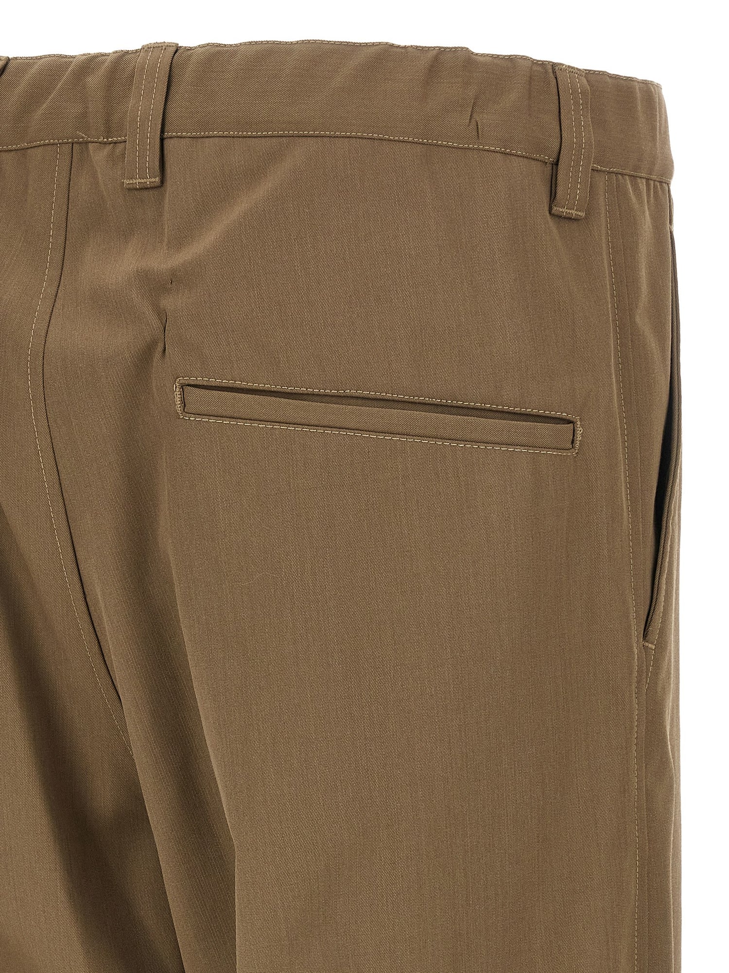 Maison Mihara Yasuhiro Mix Layered Wool Gabardine Pants
