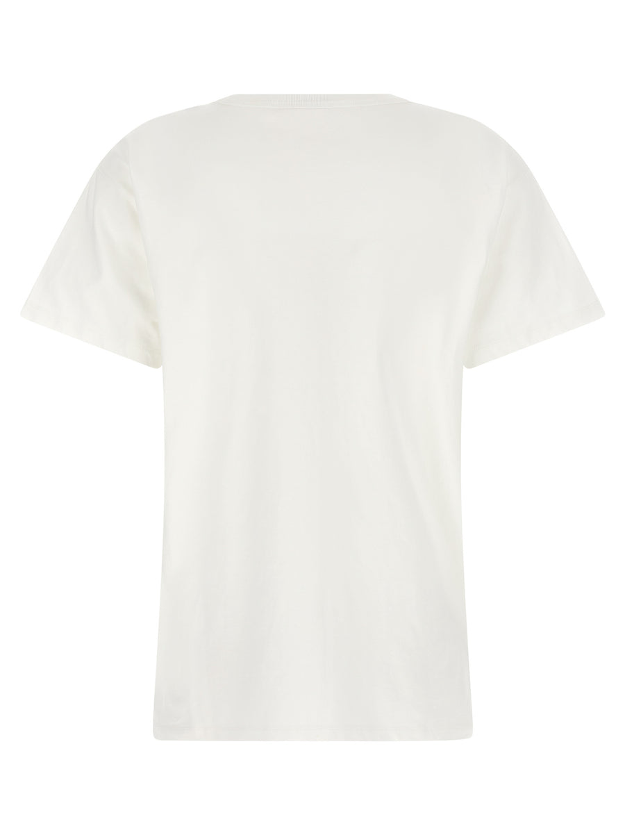 Diesel T Normy White 100 Percent Cotton T Shirt For Women With Front Logo Versatile Wardrobe Essential