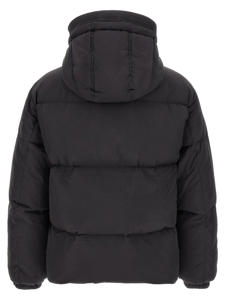 Diesel Down Jacket W Rolfys Wrd Women Black Taslan Fabric