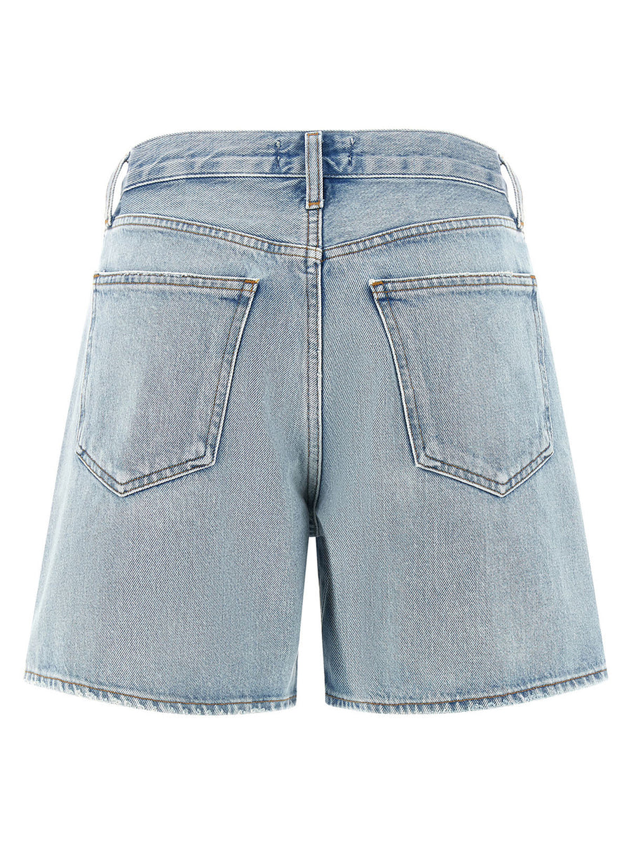 Agolde Dame Shorts High Waist Premium Denim For Women Versatile Summer Wardrobe Essential
