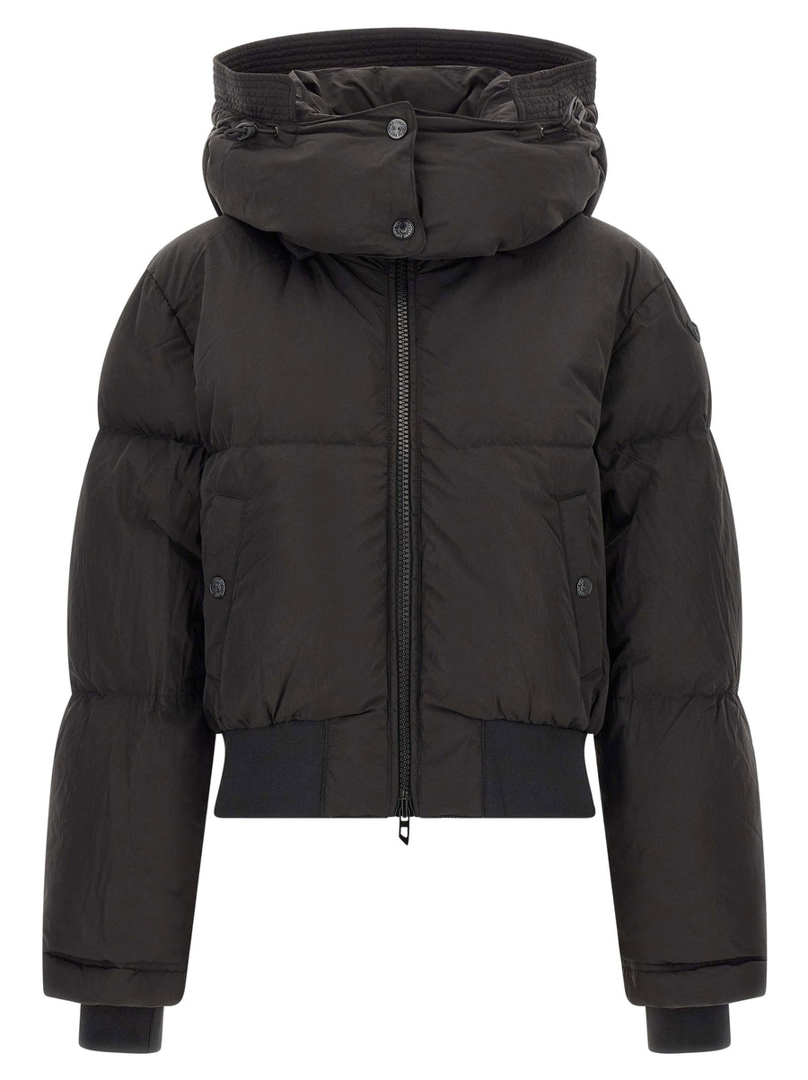 Diesel W Peyt Short Down Jacket With Removable Hood And High Neck