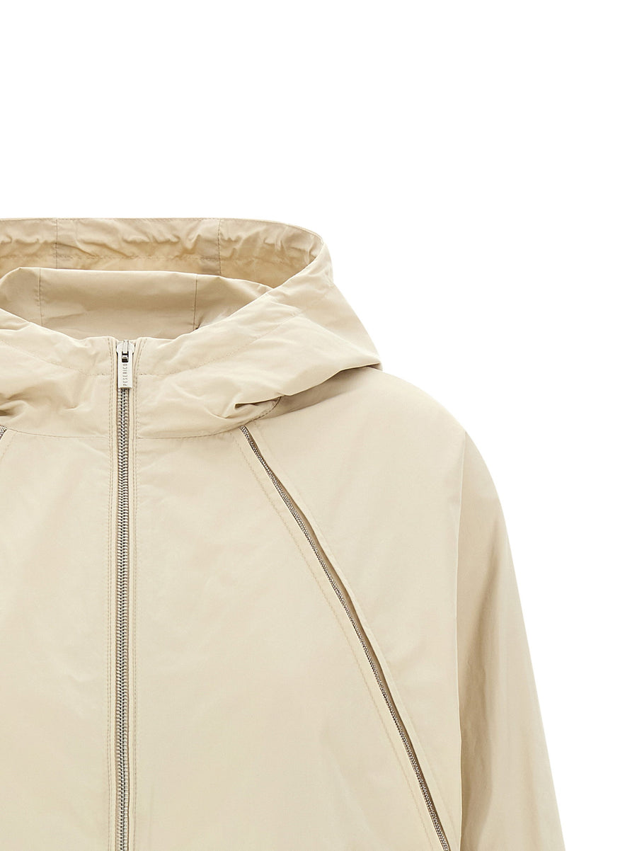 Peserico Punto Luce Windbreaker Lightweight Women Travel Jacket With Adjustable Hood