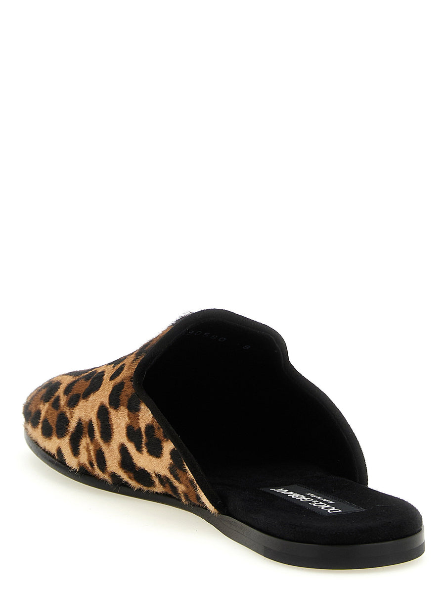 Dolce And Gabbana Young Pope Moccasin Slipper Brown Calfskin Leather