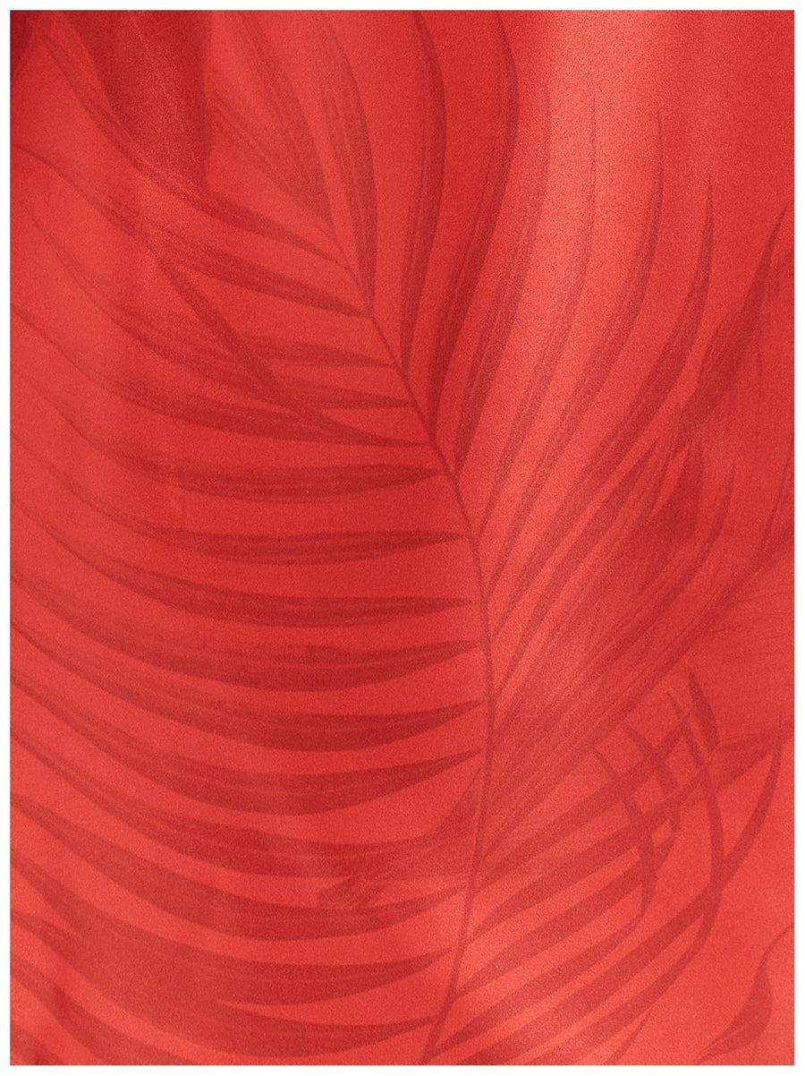 Toosa Top By FRS Red Satin Twill With Thin Straps V-Neck For Women Effortless Day To Night Wardrobe