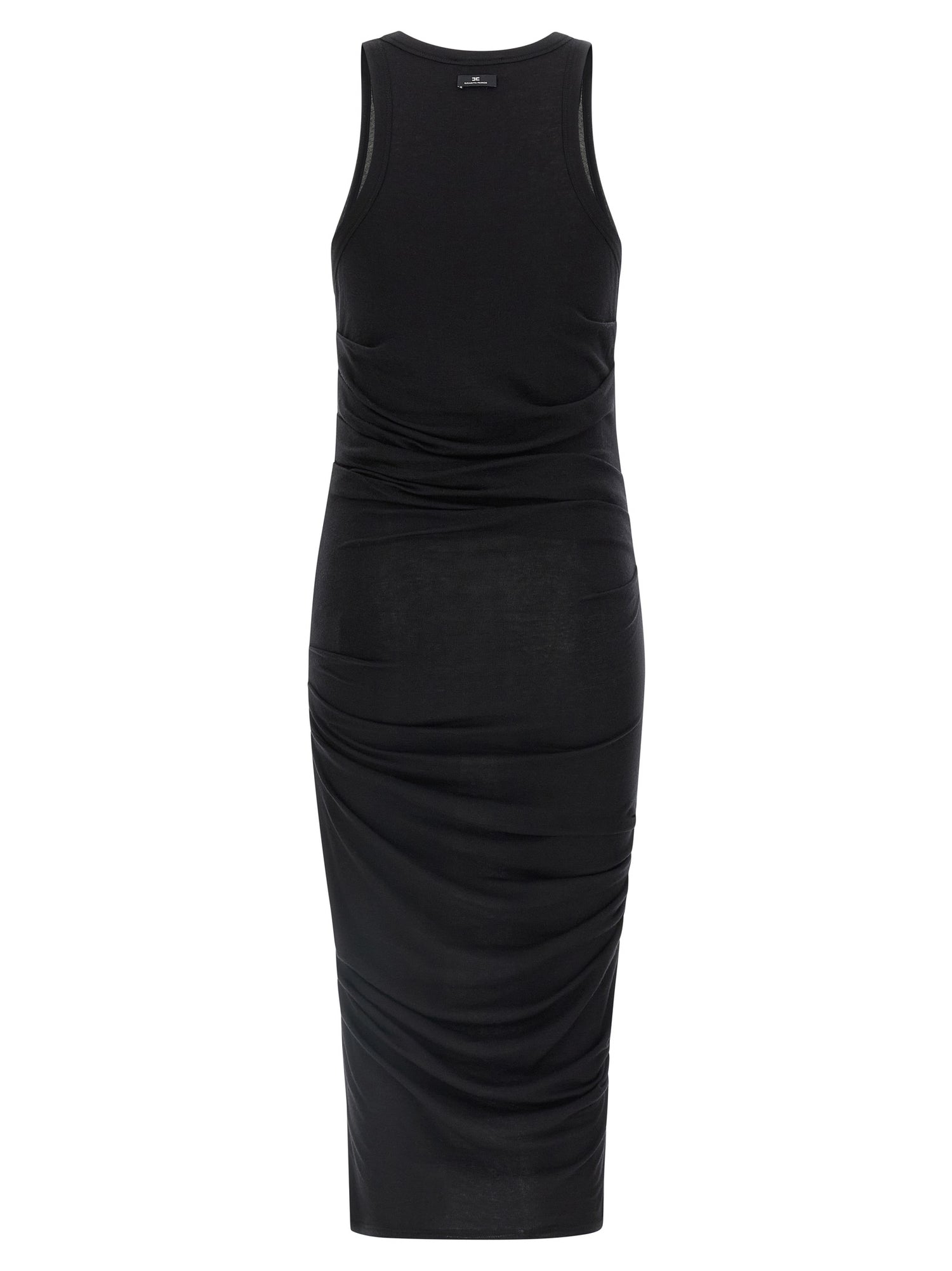 Elisabetta Franchi Logo Embroidery Dress