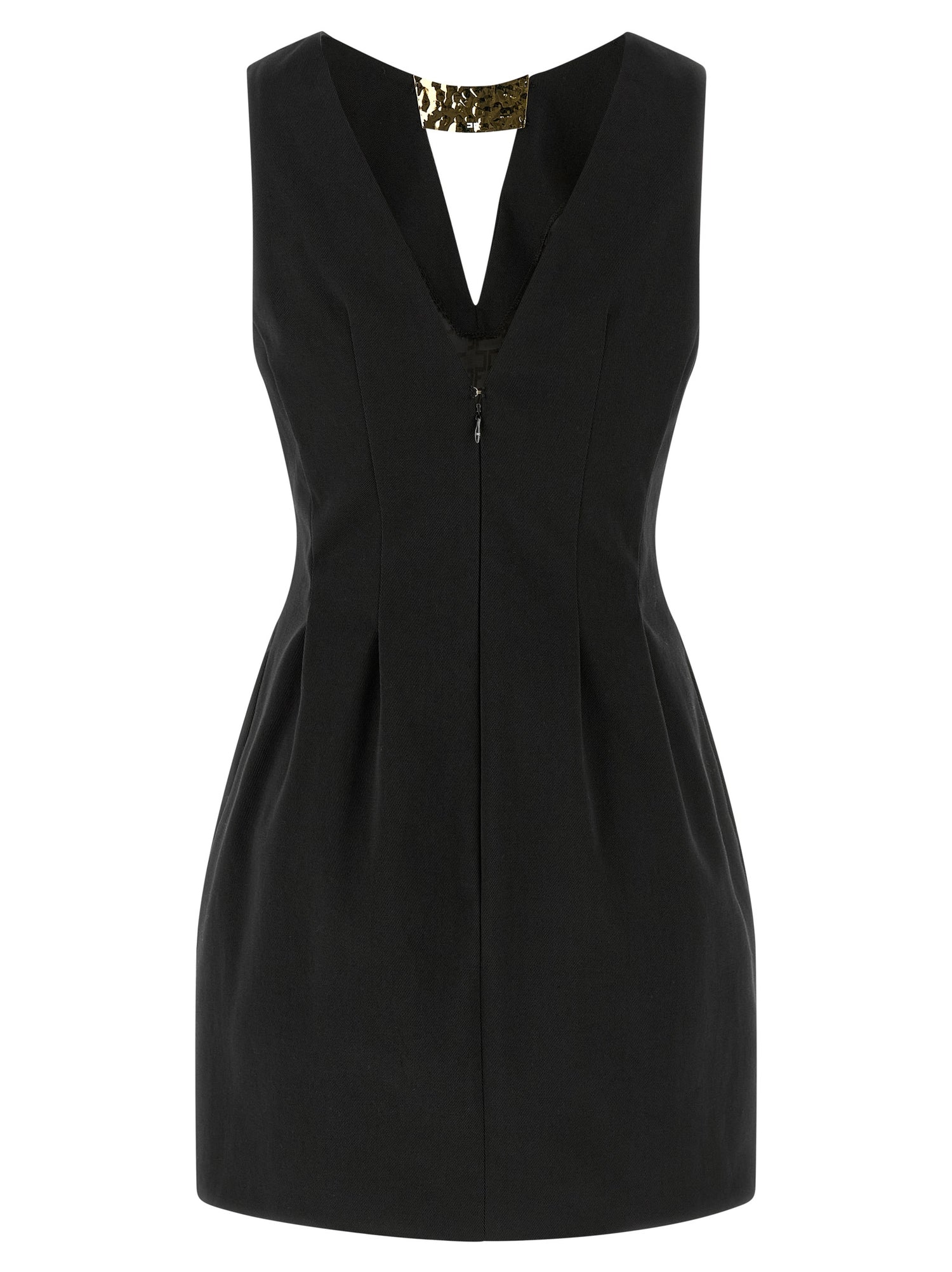 Elisabetta Franchi Metal Plaque Dress