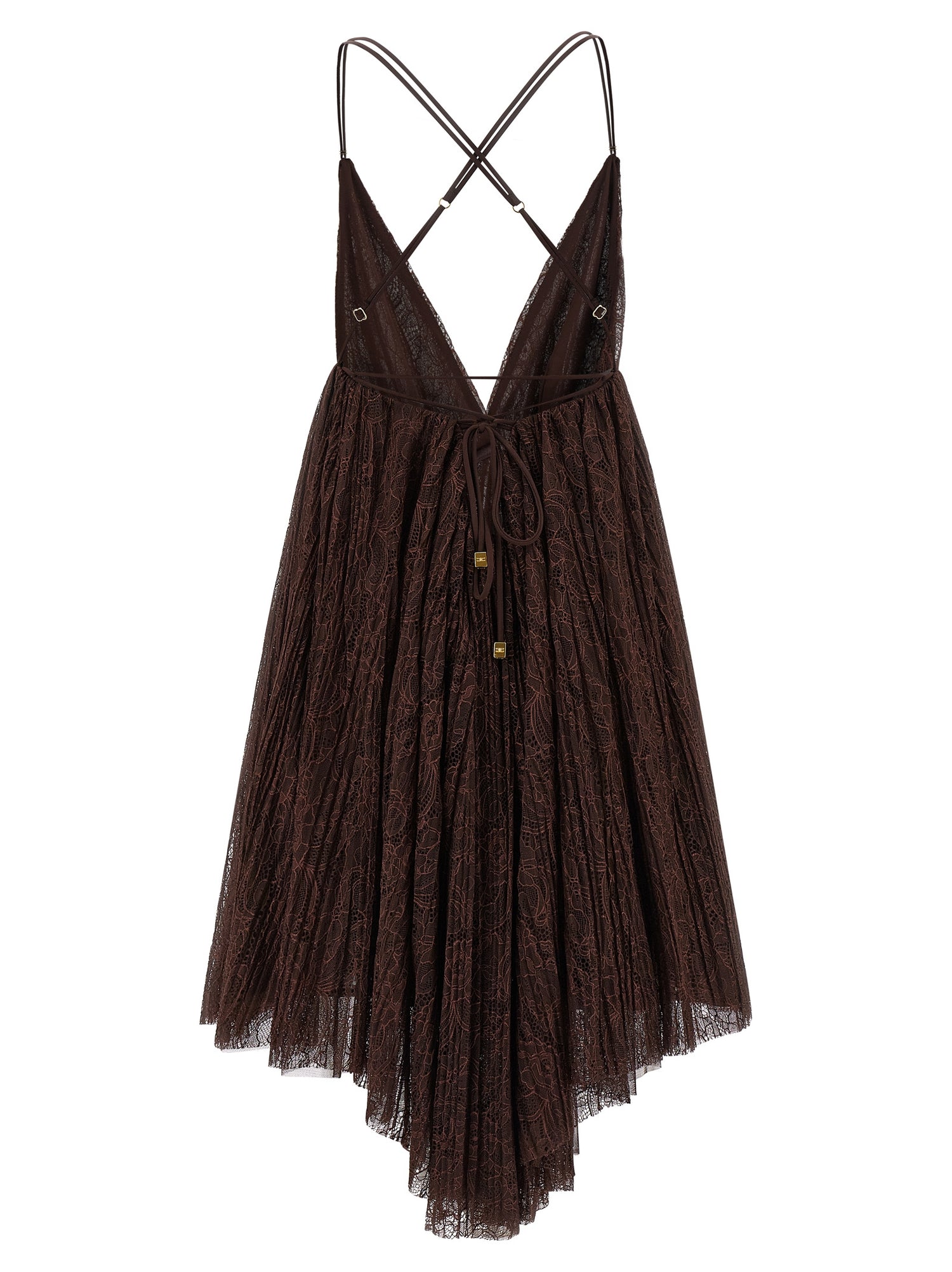 Elisabetta Franchi Lace Mini Dress