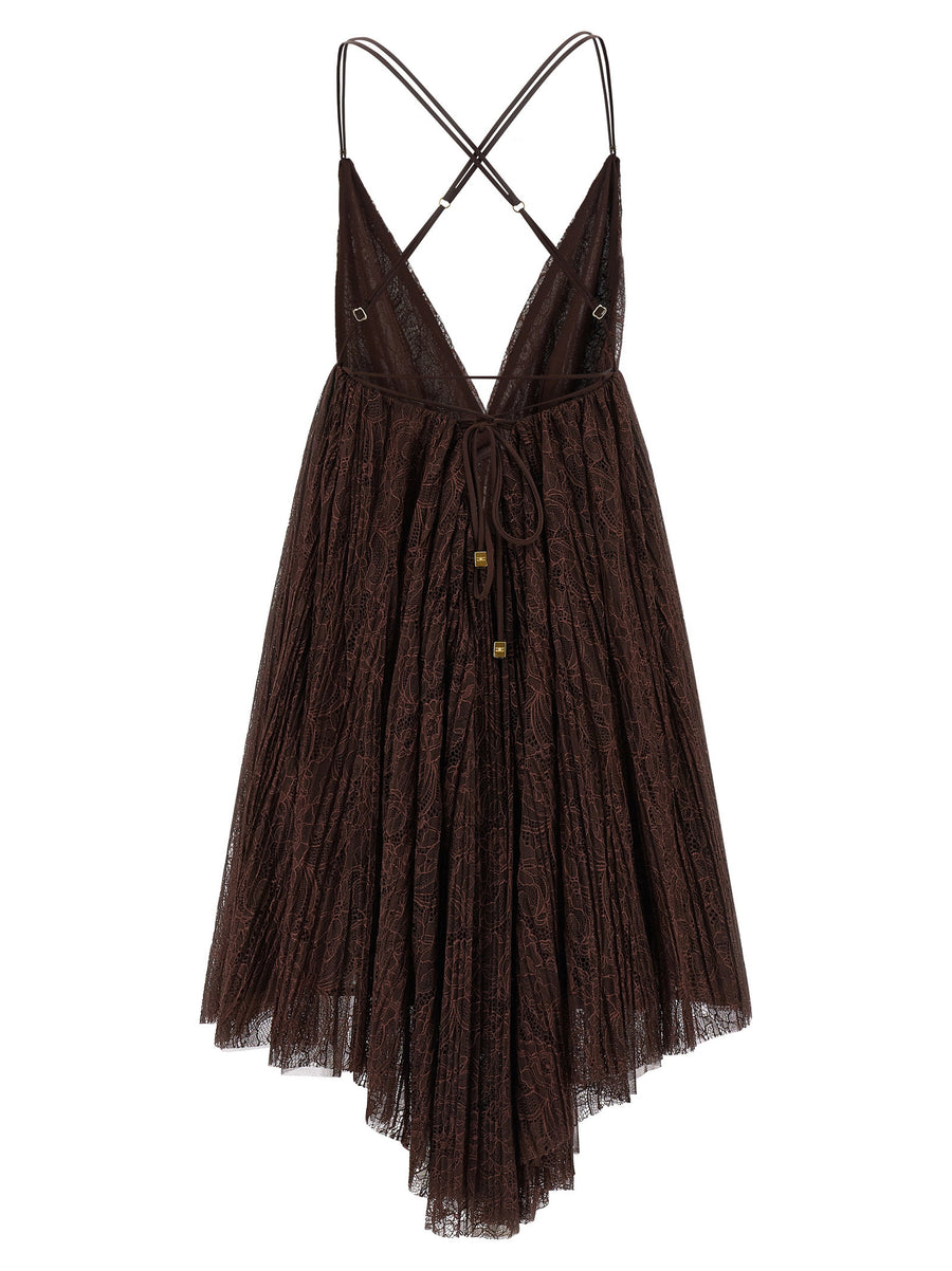 Elisabetta Franchi Lace Mini Dress