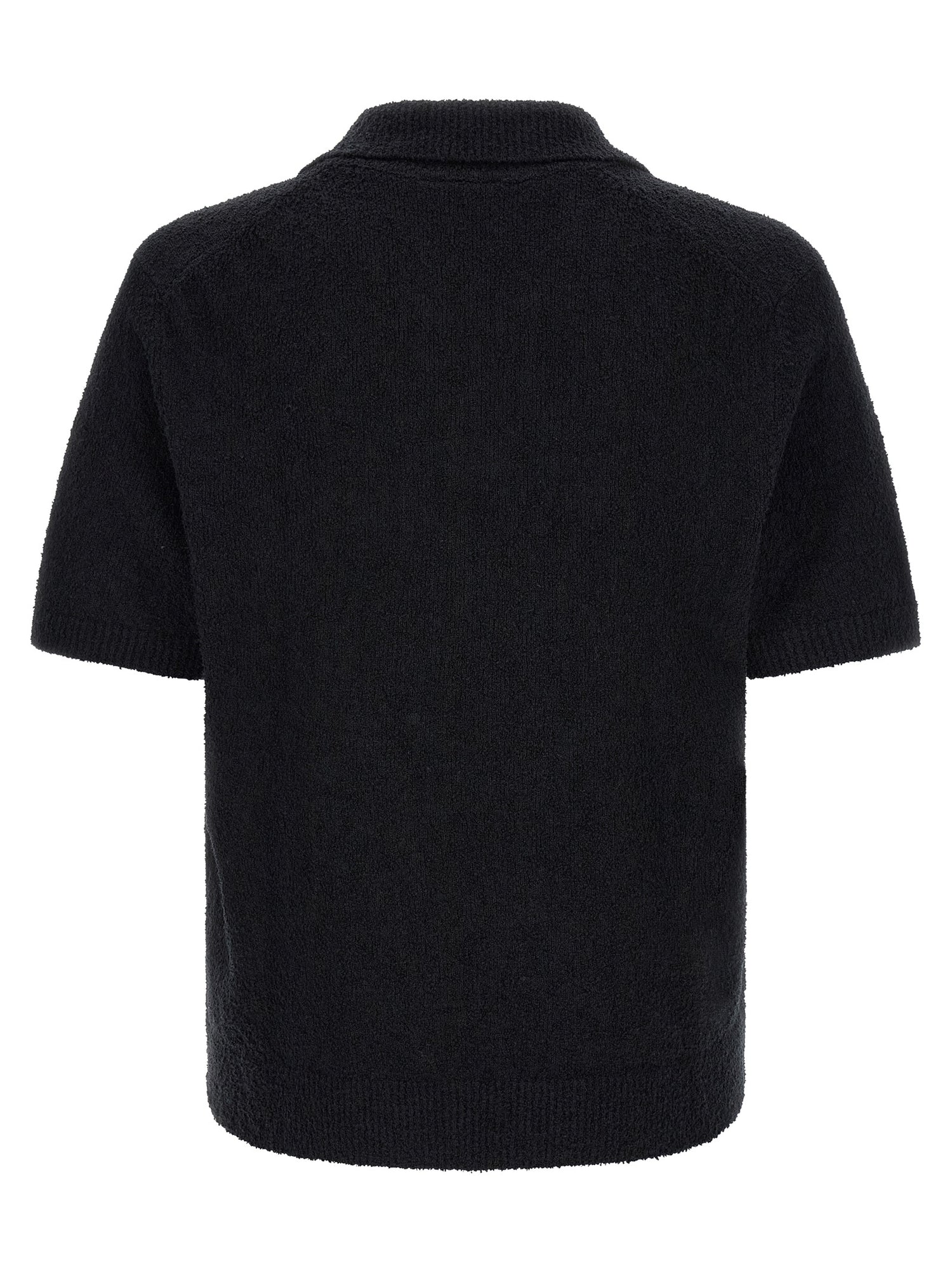 Lacoste Bouclé Knitted Polo Shirt