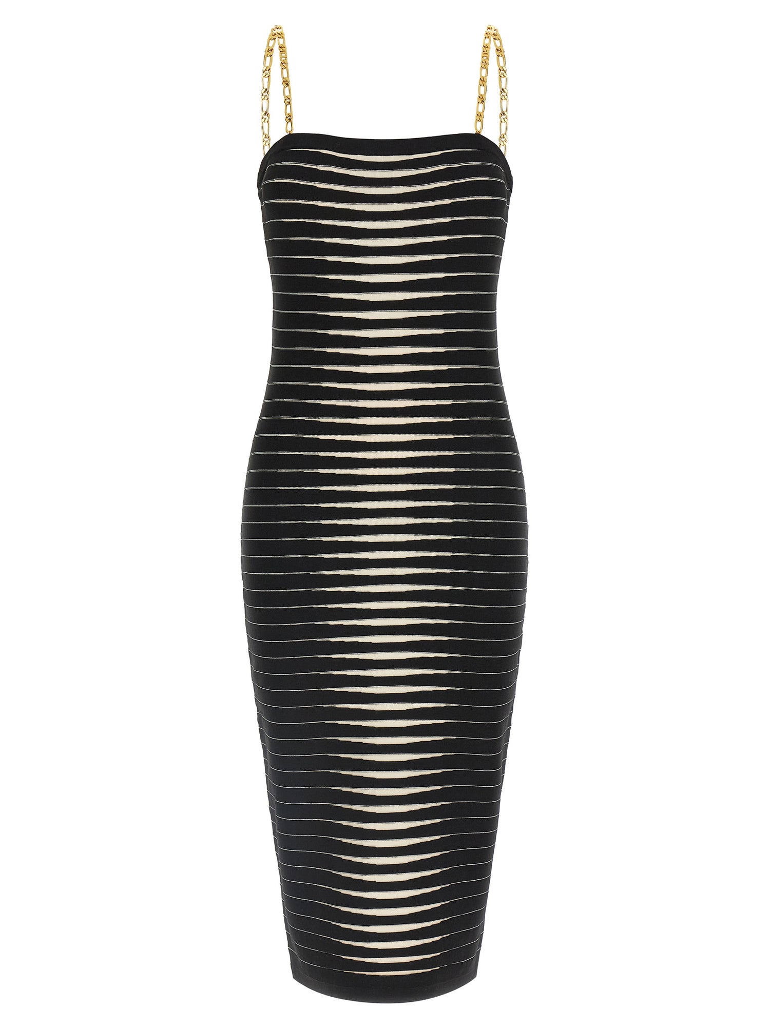 Elisabetta Franchi Striped Dégradé Dress