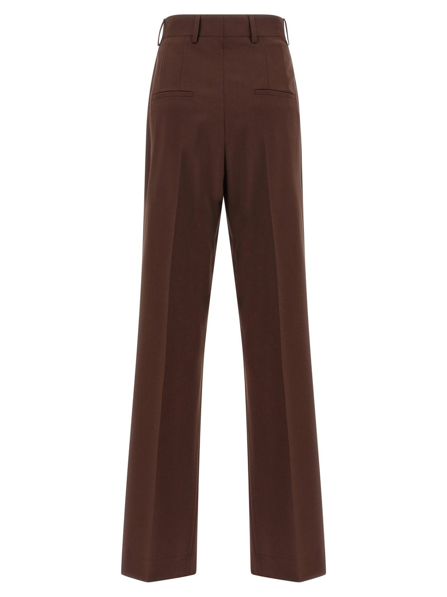 Armarium Clelia Virgin Wool Trousers For Women Polished Versatile Tailored Pants With Pleats