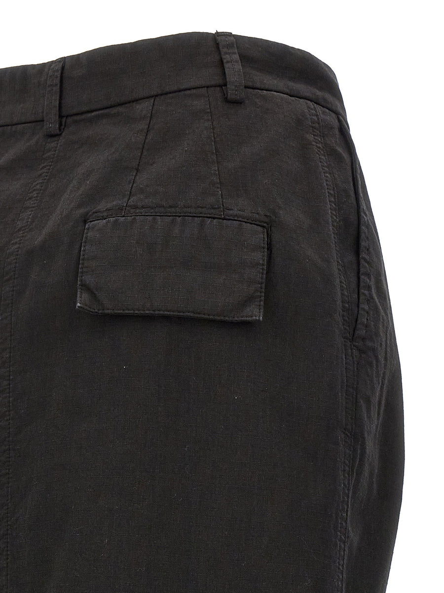 Armarium Shiv Skirt 100 Percent Cotton Cargo Long Skirt For Women With Practical Pockets