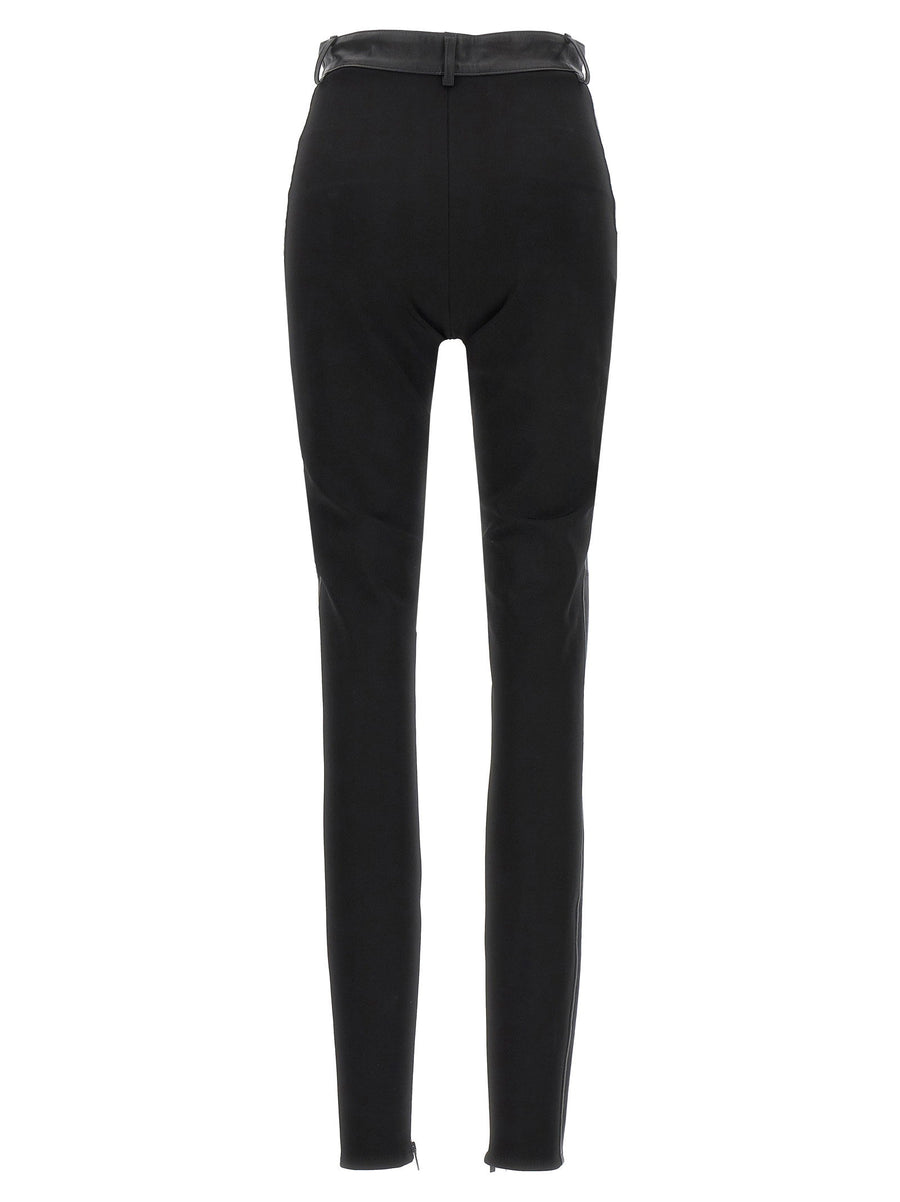 David Koma Napa Leather Leggings