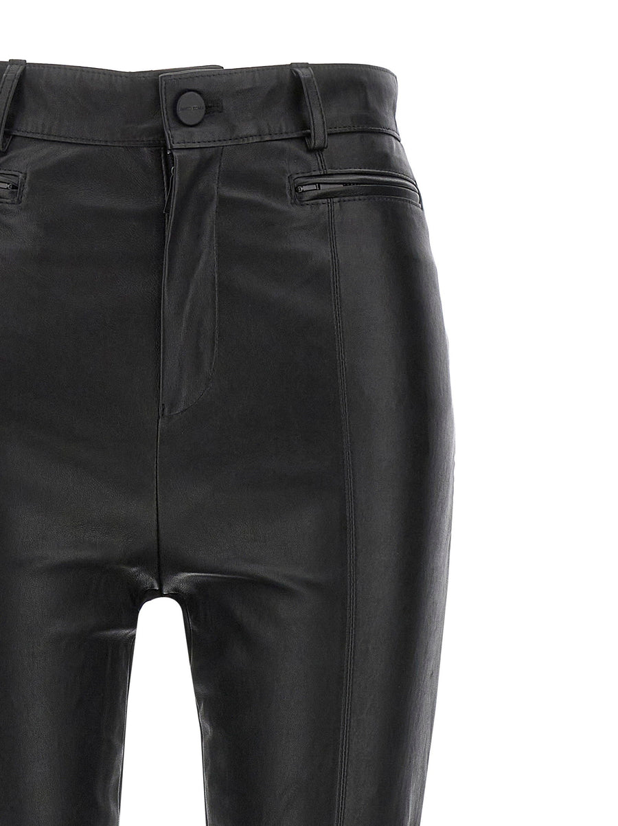 David Koma Napa Leather Leggings