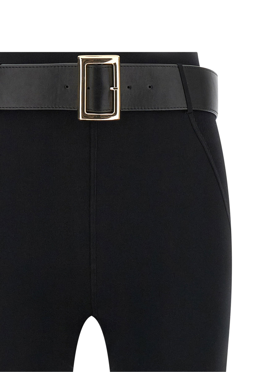 Self-Portrait Leggings With Stirrup And Belt