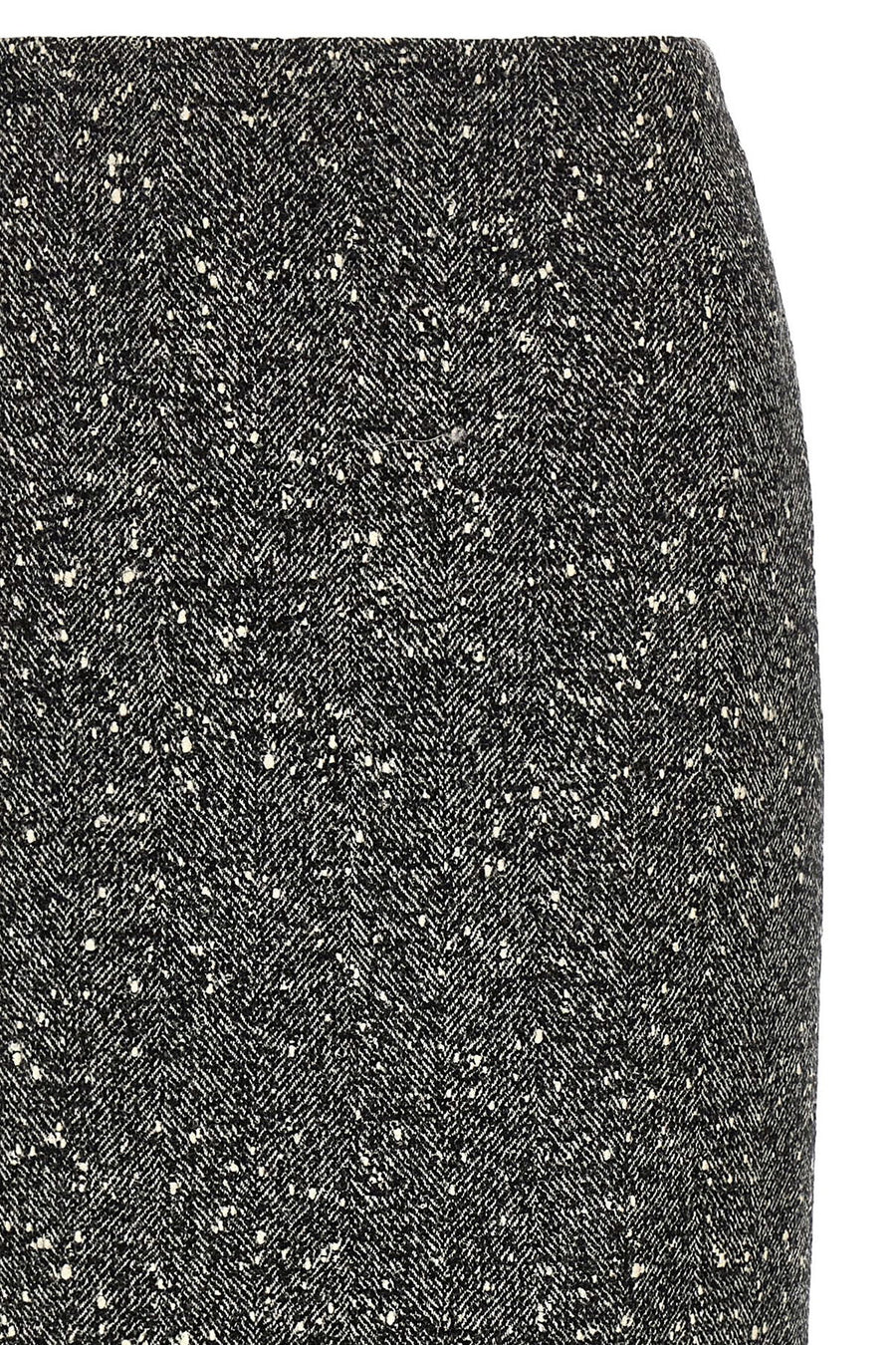 Valentino Garavani Chevron Bouclé Skirt