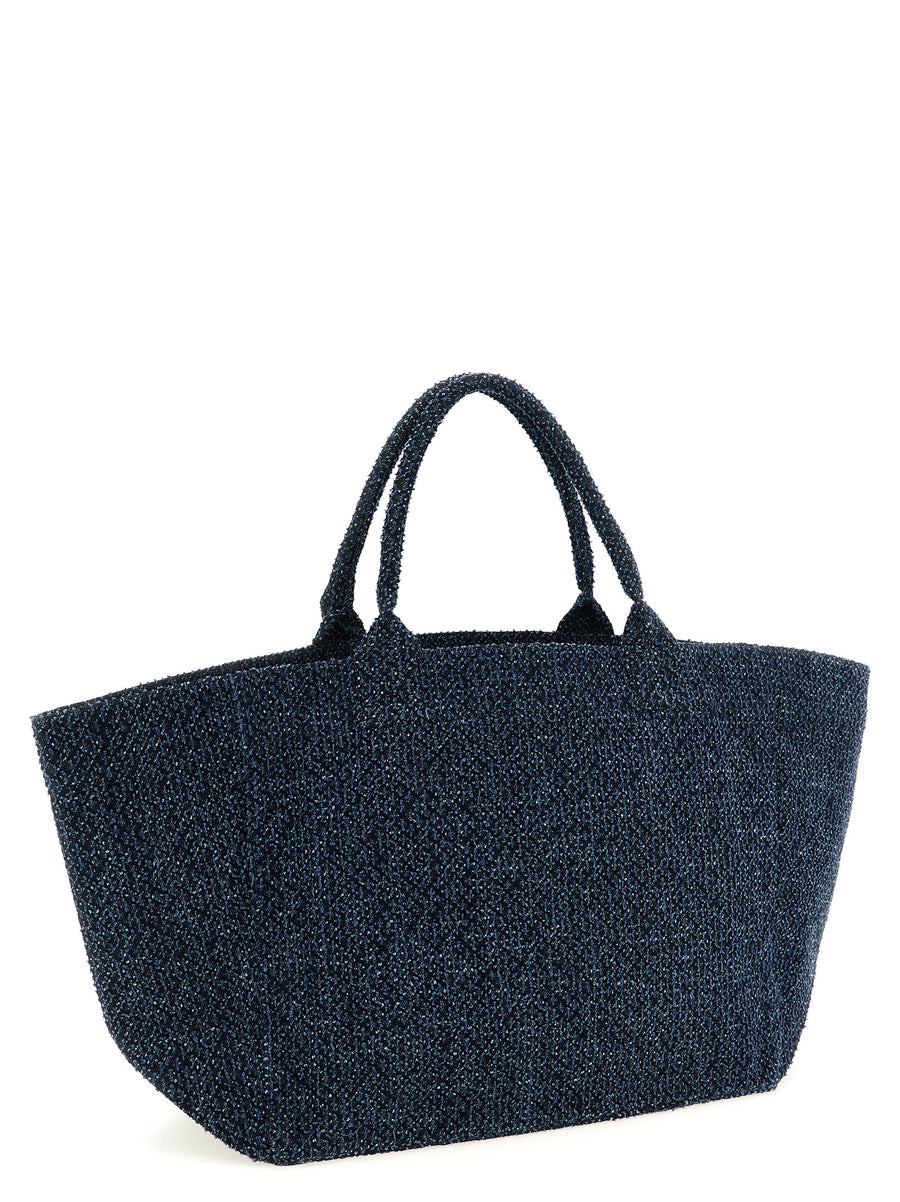 Ganni XXL Bear Shopping Bag Women Oversized Organic Cotton Tote Bear Signature Ecofriendly Everyday