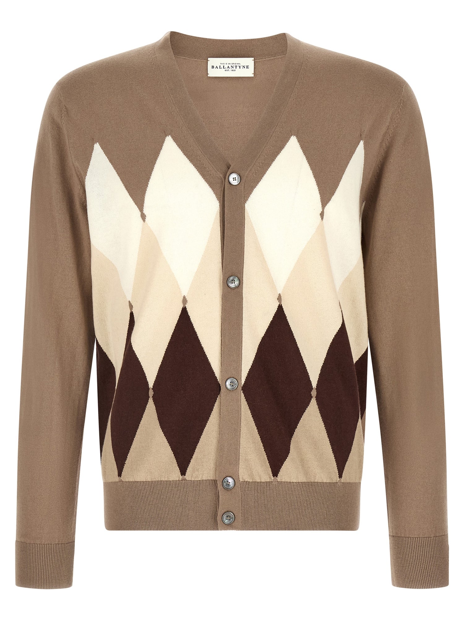 Ballantyne Cardigan Argyle