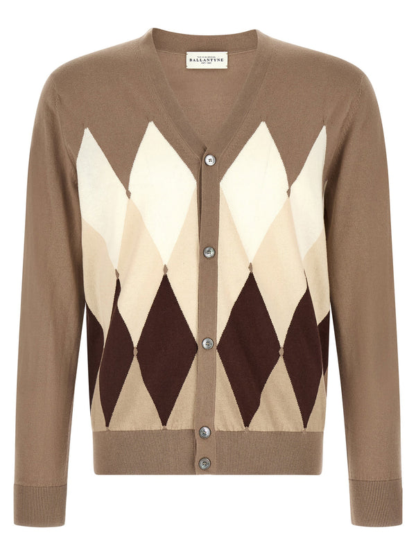 Ballantyne Cardigan Argyle