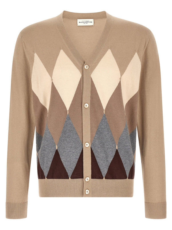 Ballantyne Cardigan Argyle