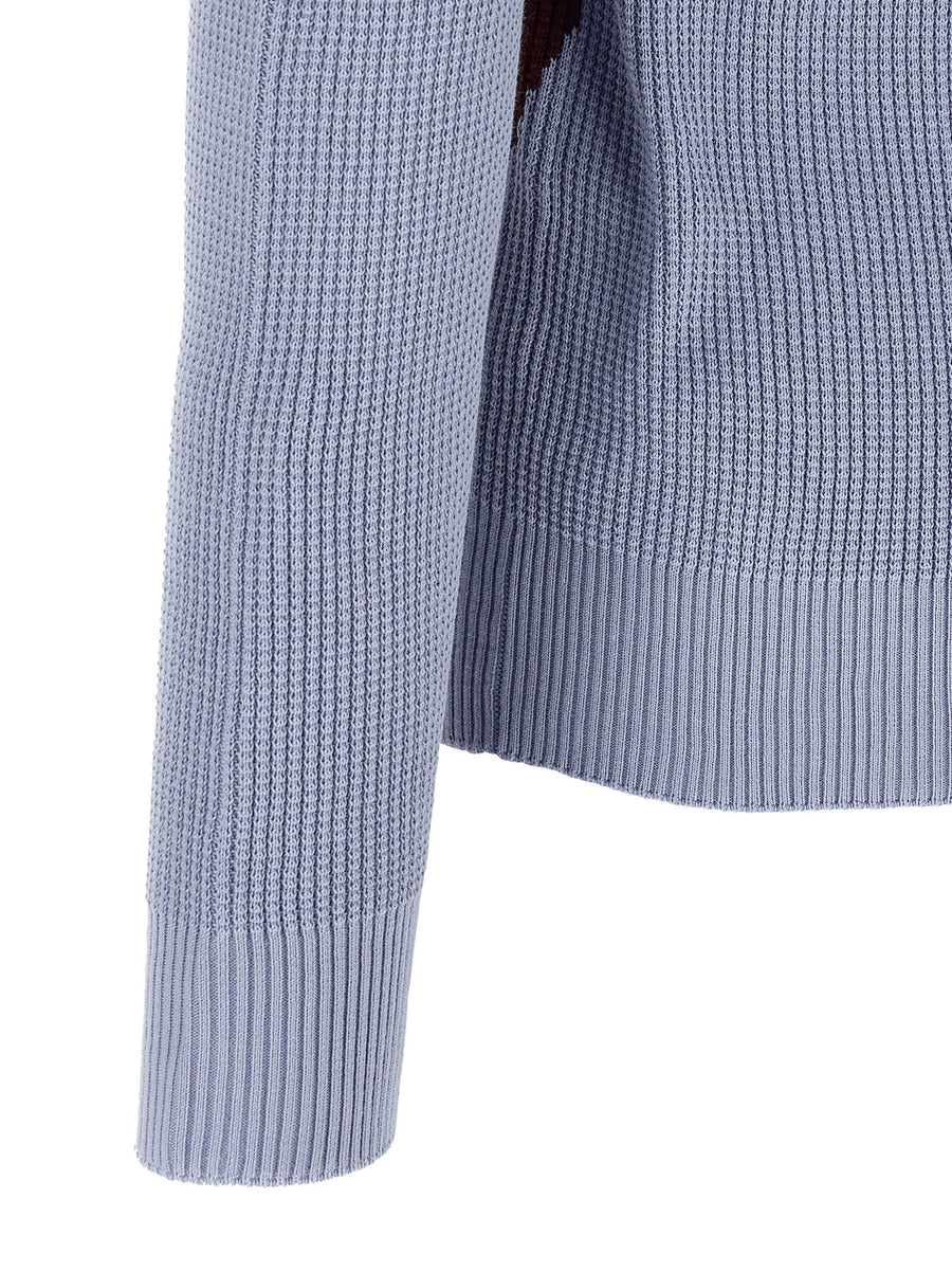 Ballantyne Argyle Pattern Sweater