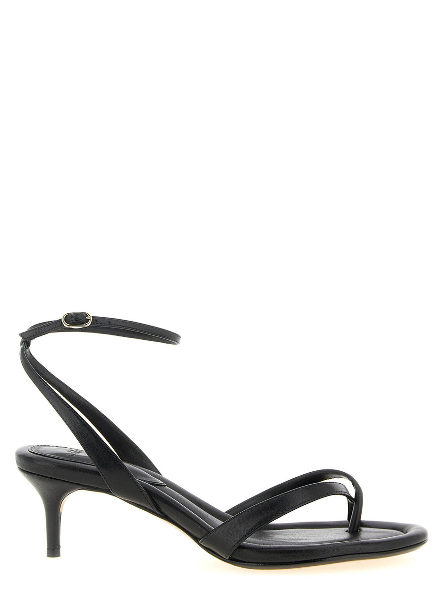 Alexandre Birman Nelly Sandals Women Luxurious Black Leather With Adjustable Strap Padded Insole Day To Night