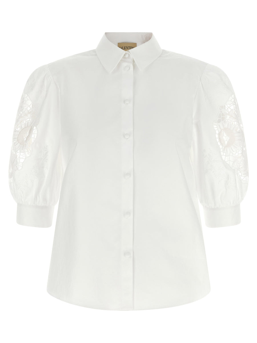 Valentino Garavani Macramé Insert Shirt