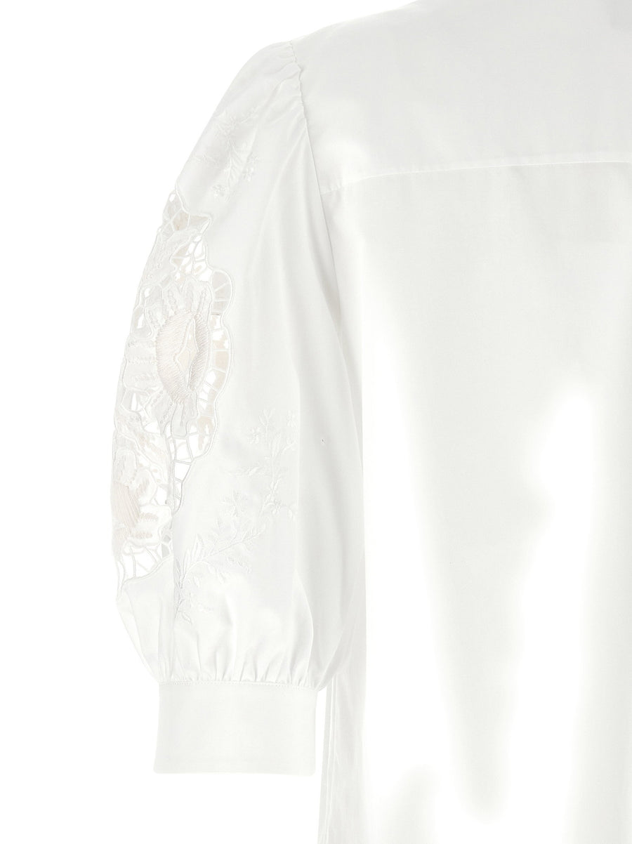 Valentino Garavani Macramé Insert Shirt