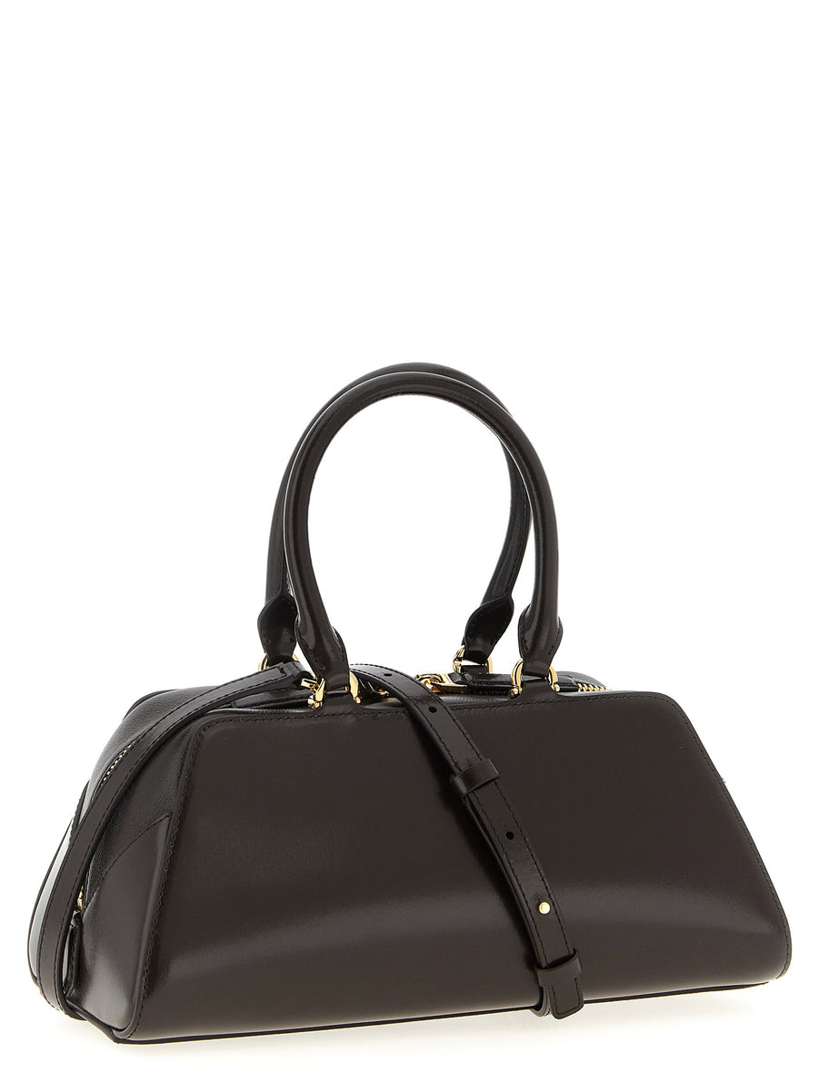 Givenchy Antigona East-West Small Handbag Brown Calfskin Leather With Architectural Precision For Women