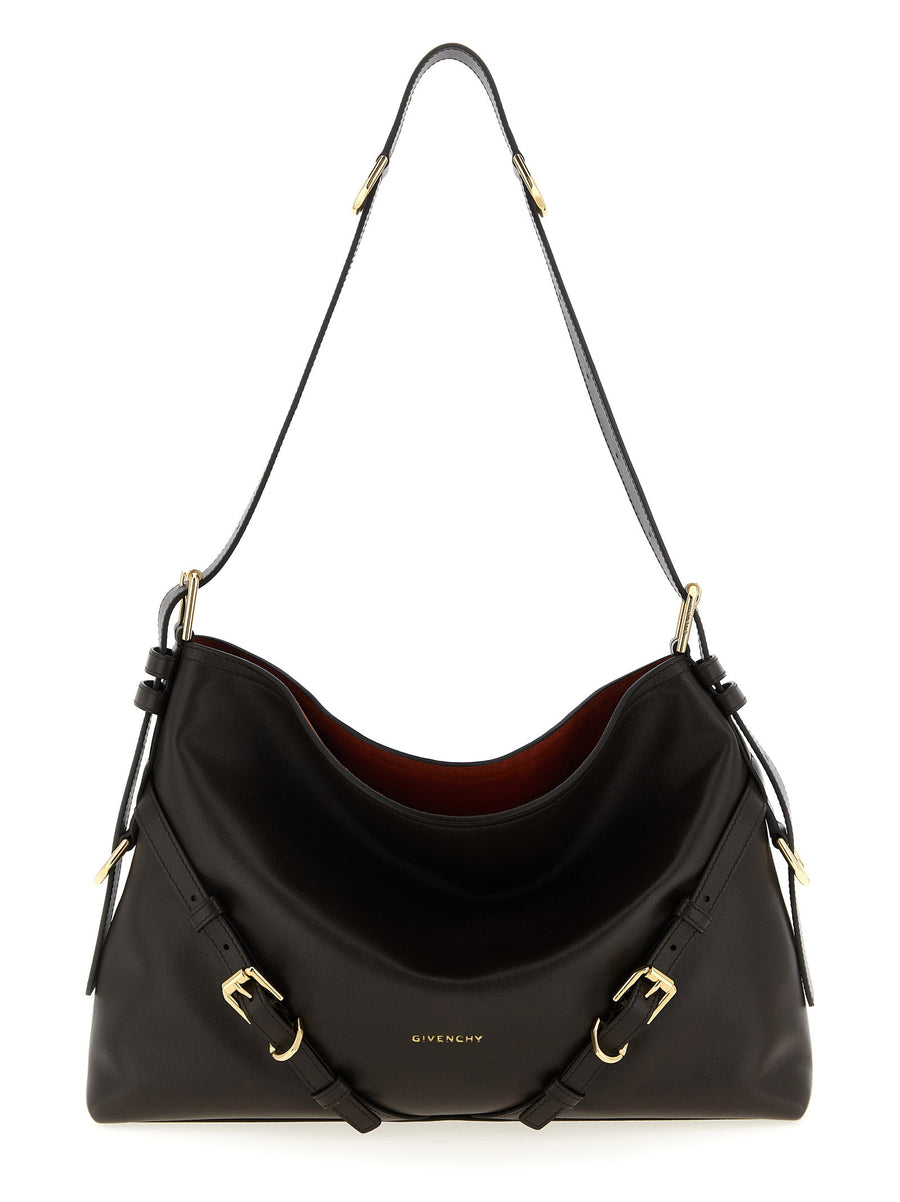 Givenchy Voyou Medium Shoulder Bag Luxury Calfskin Leather Compact Everyday Elegance For Women