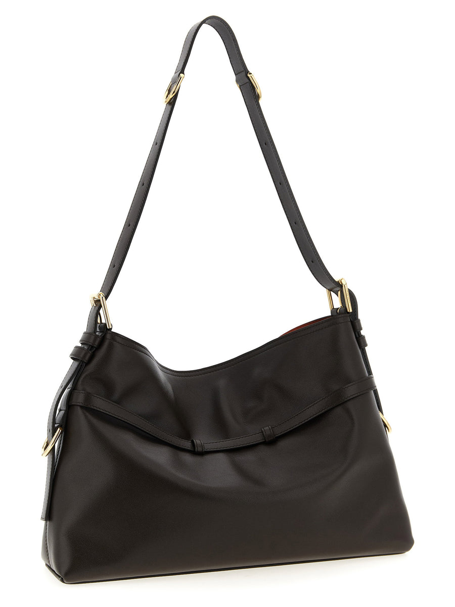 Givenchy Voyou Medium Shoulder Bag Luxury Calfskin Leather Compact Everyday Elegance For Women