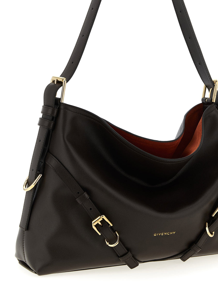 Givenchy Voyou Medium Shoulder Bag Luxury Calfskin Leather Compact Everyday Elegance For Women