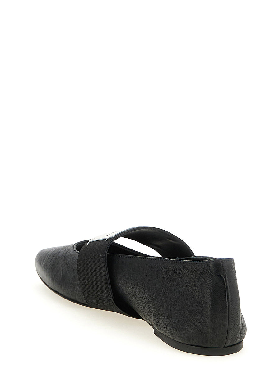 Givenchy Sliced Square Ballet Flats Luxurious Lambskin For The Modern Woman Office Wear