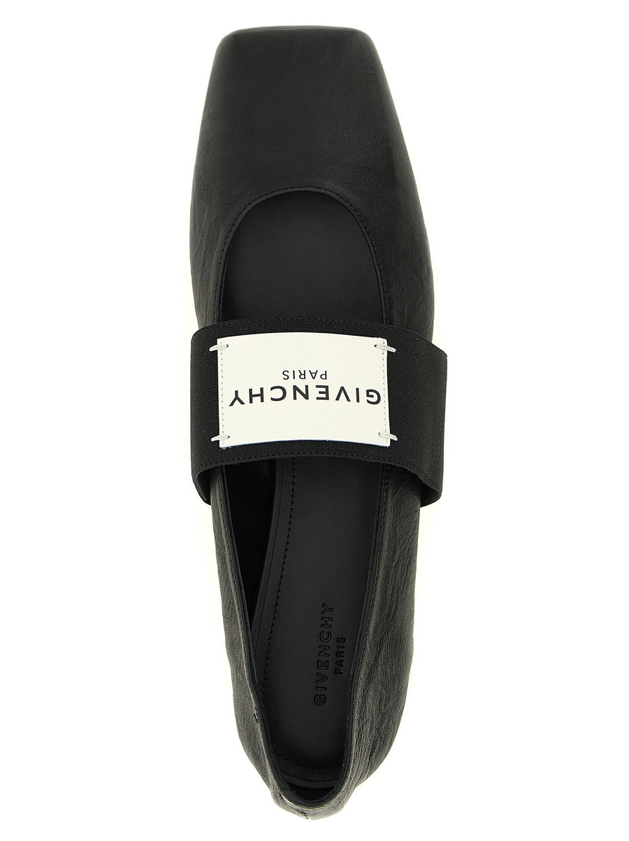 Givenchy Sliced Square Ballet Flats Luxurious Lambskin For The Modern Woman Office Wear