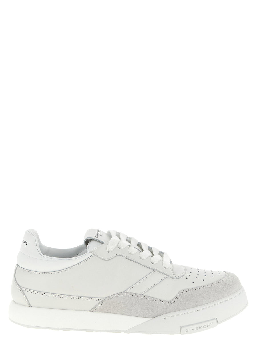 Givenchy Yard Sneakers White Calfskin Leather and Suede for Men's Luxury Casual Shoes