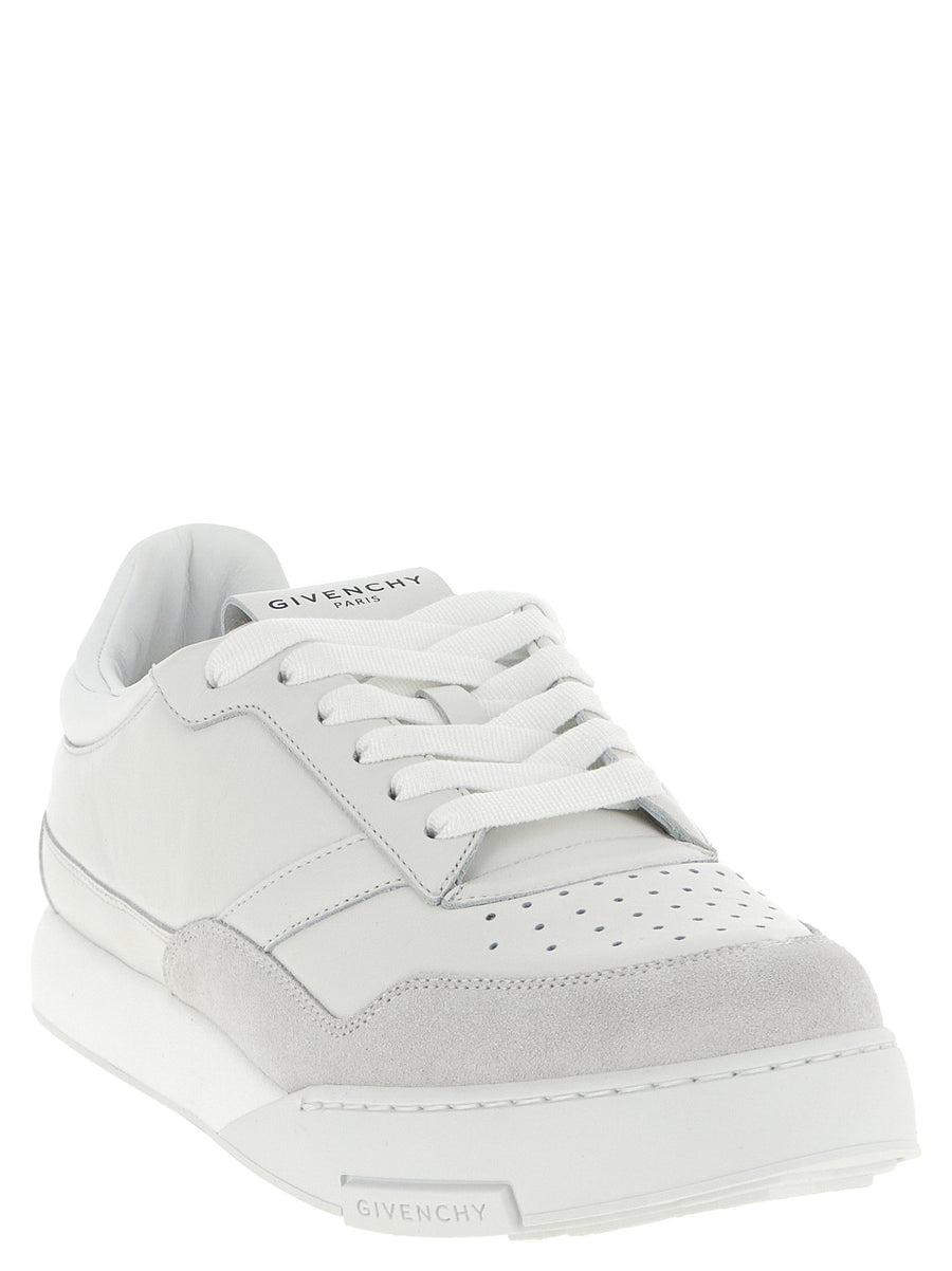 Givenchy Yard Sneakers White Calfskin Leather and Suede for Men's Luxury Casual Shoes