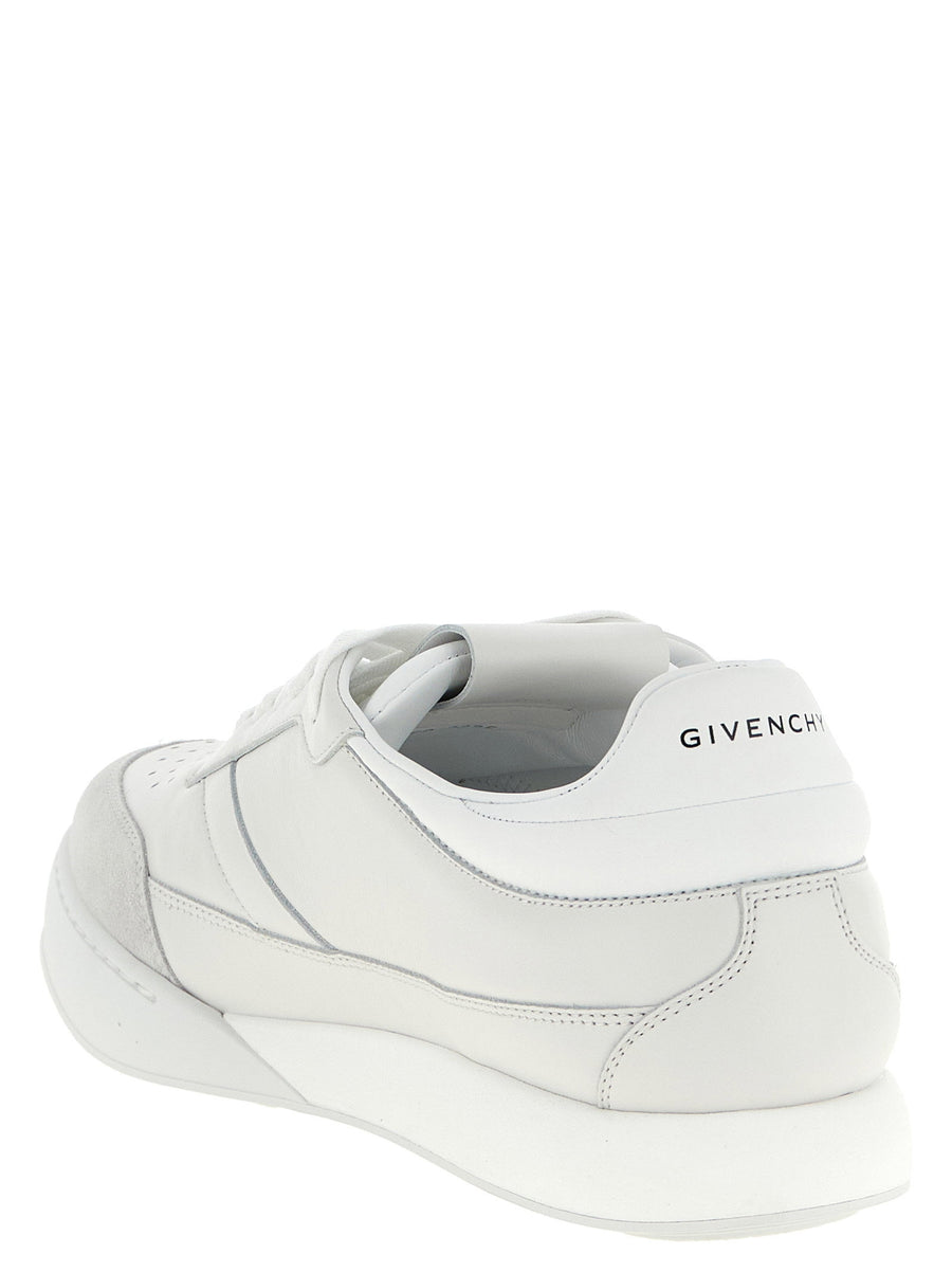 Givenchy Yard Sneakers White Calfskin Leather and Suede for Men's Luxury Casual Shoes