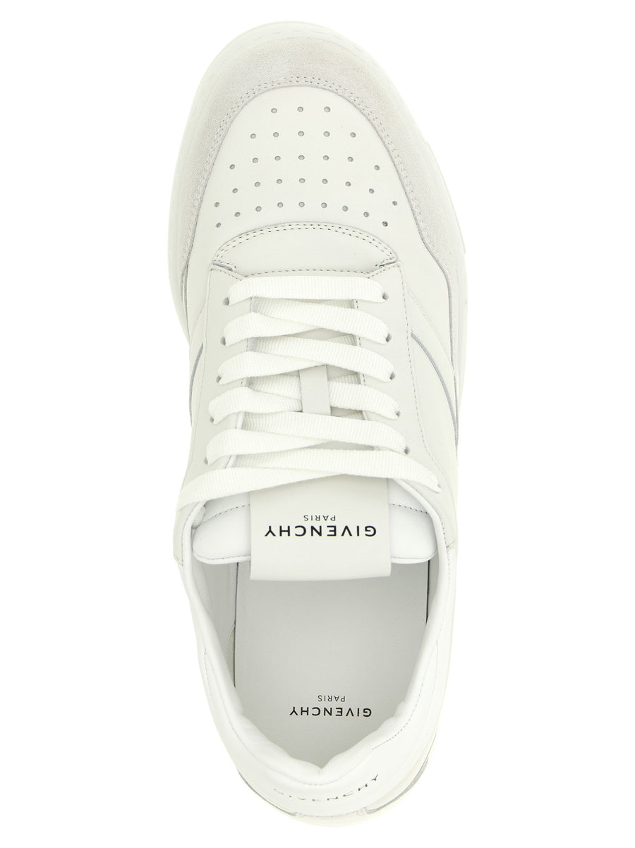 Givenchy Yard Sneakers White Calfskin Leather and Suede for Men's Luxury Casual Shoes