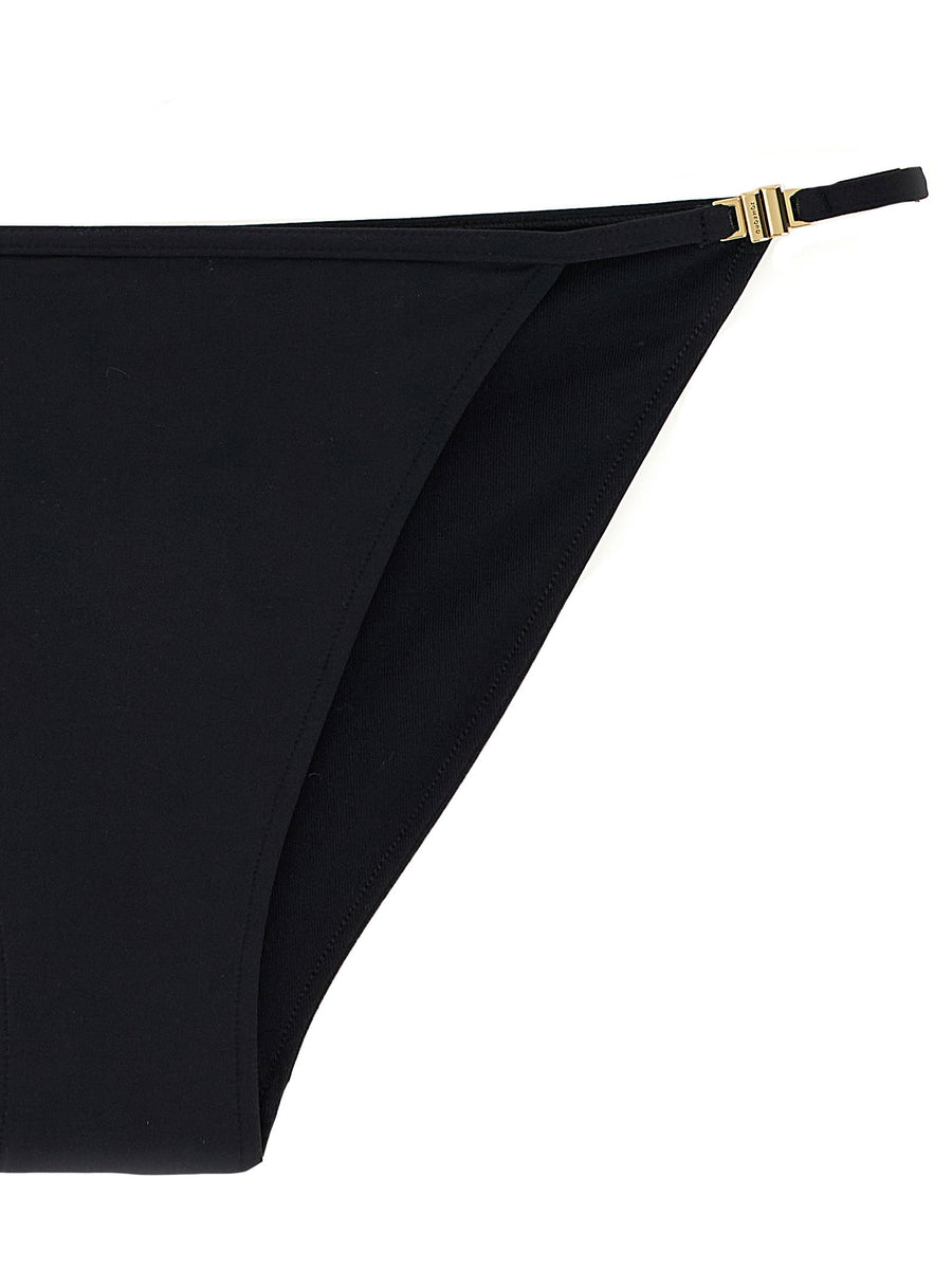 Tom Ford T Bikini Luxury Stretch Jersey Triangle Top Swimsuit For Women Front Hook Closure Metal T Detail