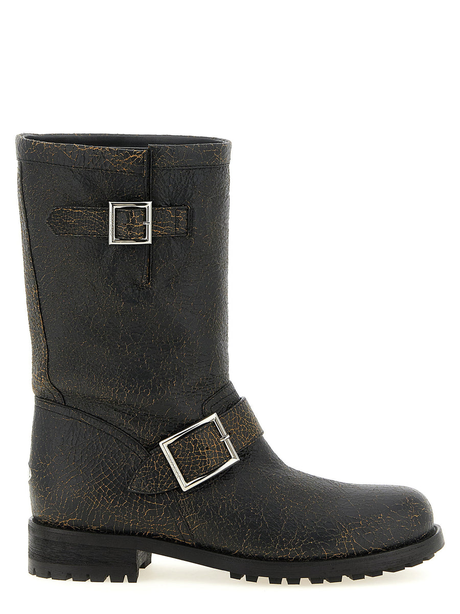 Jimmy Choo Biker Mid Ankle Boots