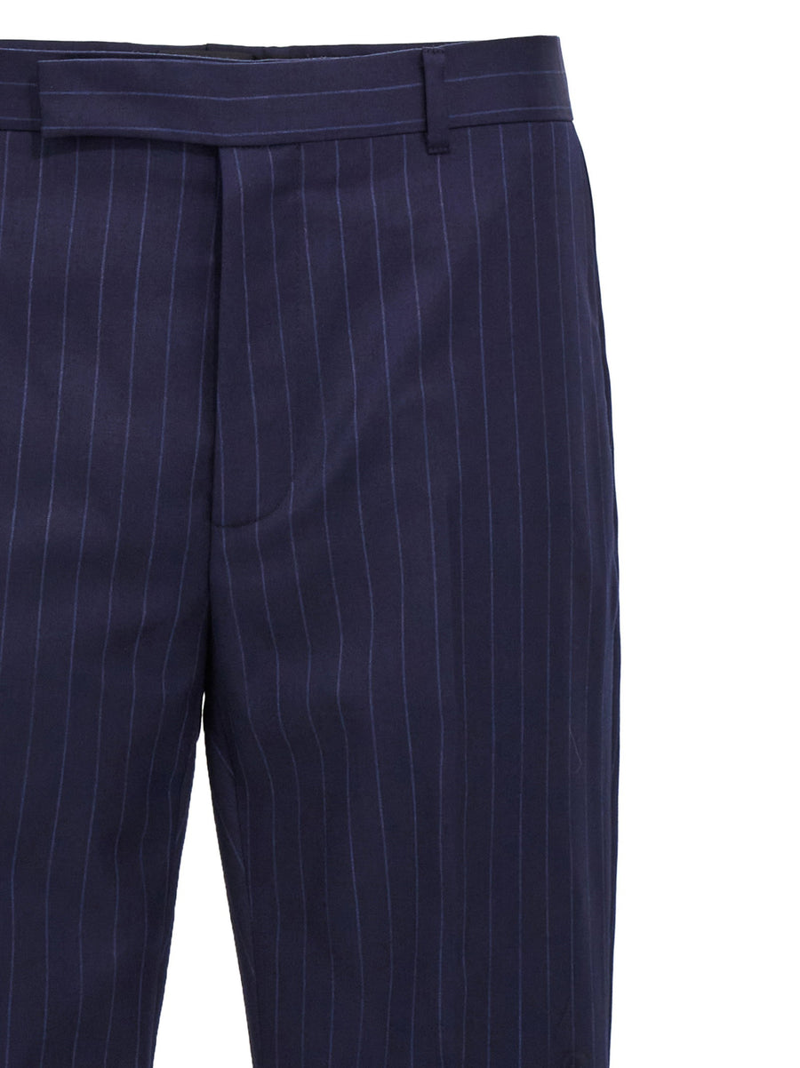 Givenchy Pinstripe Wool Trousers For Women Luxurious Tailored Fit For Everyday Office Wear