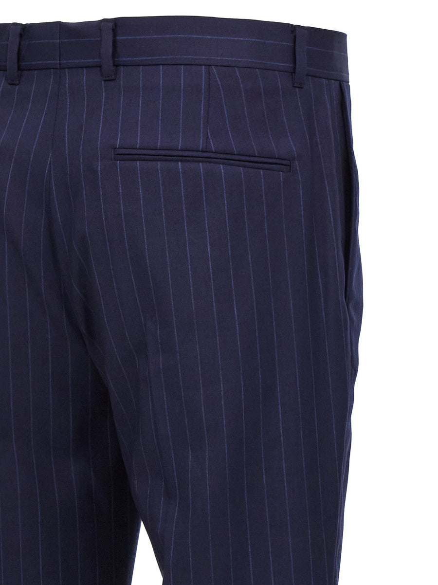 Givenchy Pinstripe Wool Trousers For Women Luxurious Tailored Fit For Everyday Office Wear