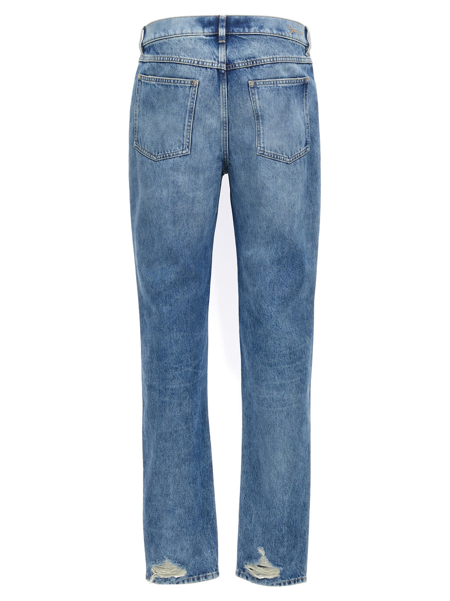 Givenchy Straight Fit Jeans For Men Premium Blue Denim 100 Cotton True To Size Fit