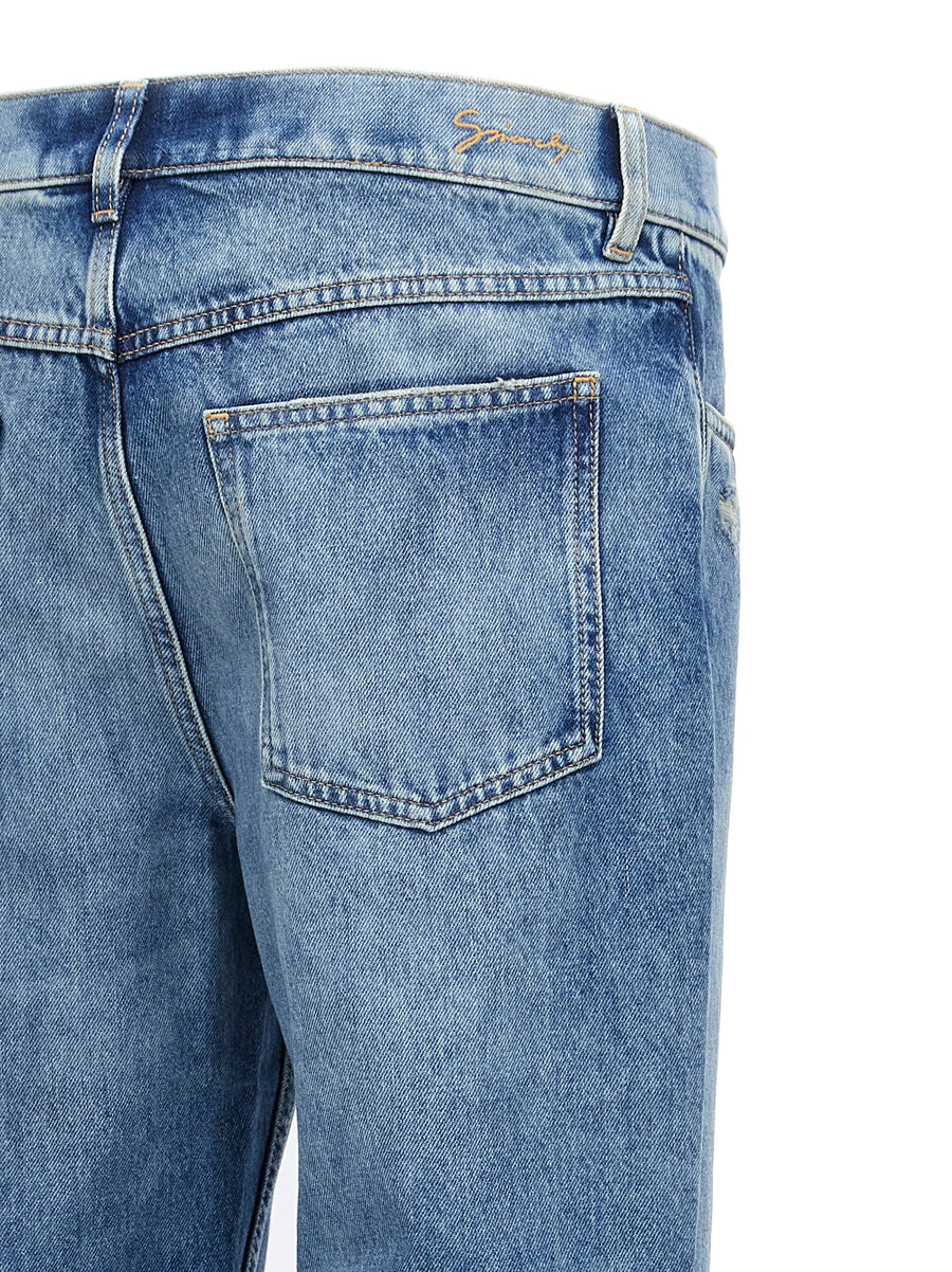 Givenchy Straight Fit Jeans For Men Premium Blue Denim 100 Cotton True To Size Fit