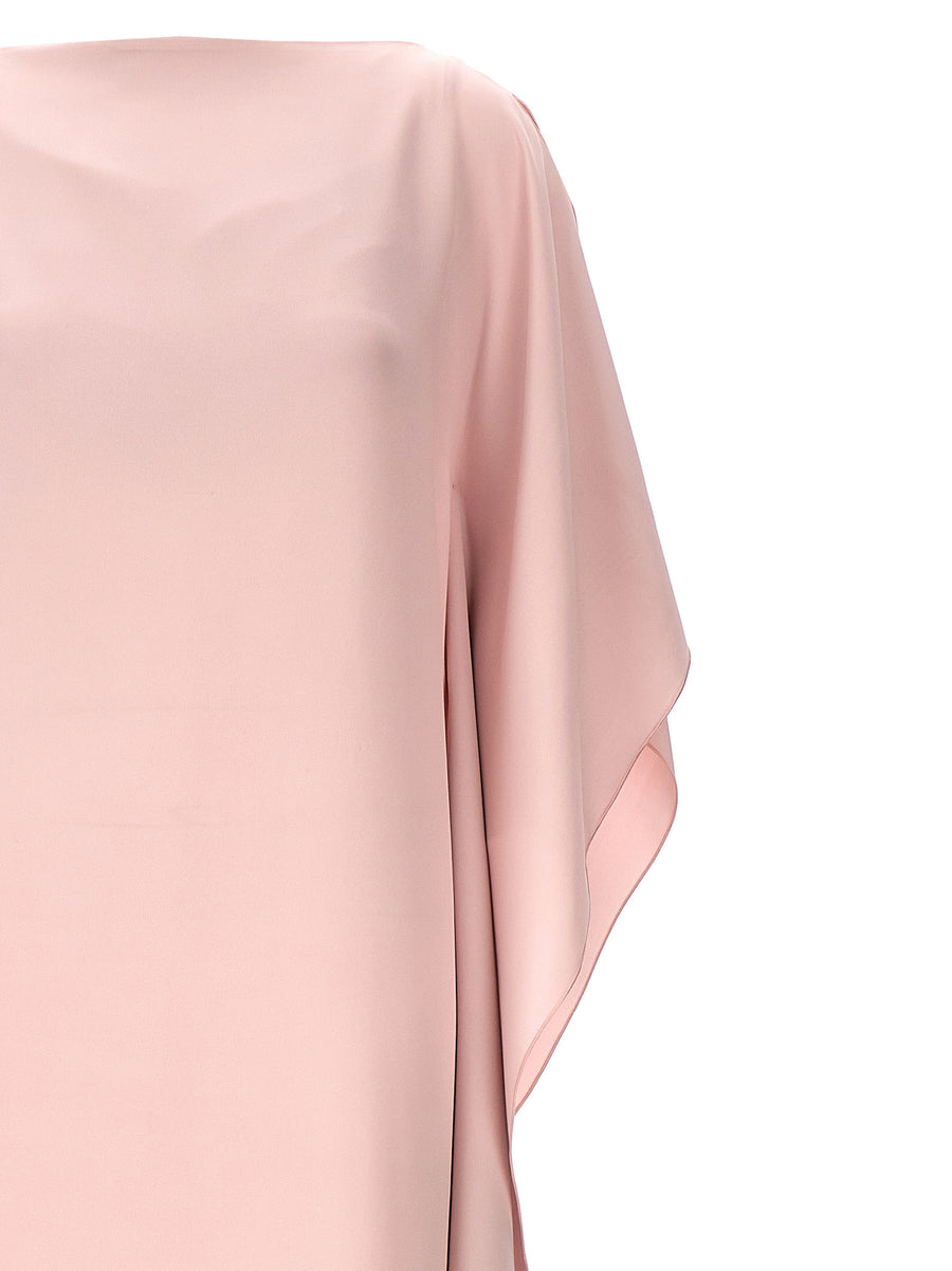 Max Mara Bora Dress One Shoulder Pink Silk Gown Luxurious Evening Wear For Women