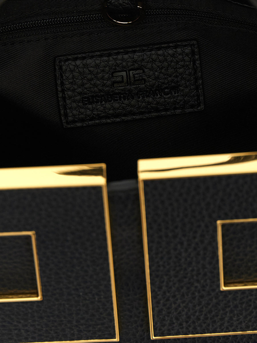 Elisabetta Franchi Maxi Logo Shopping Bag